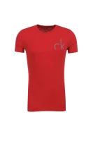 t-shirt CALVIN KLEIN JEANS 	rdeča	